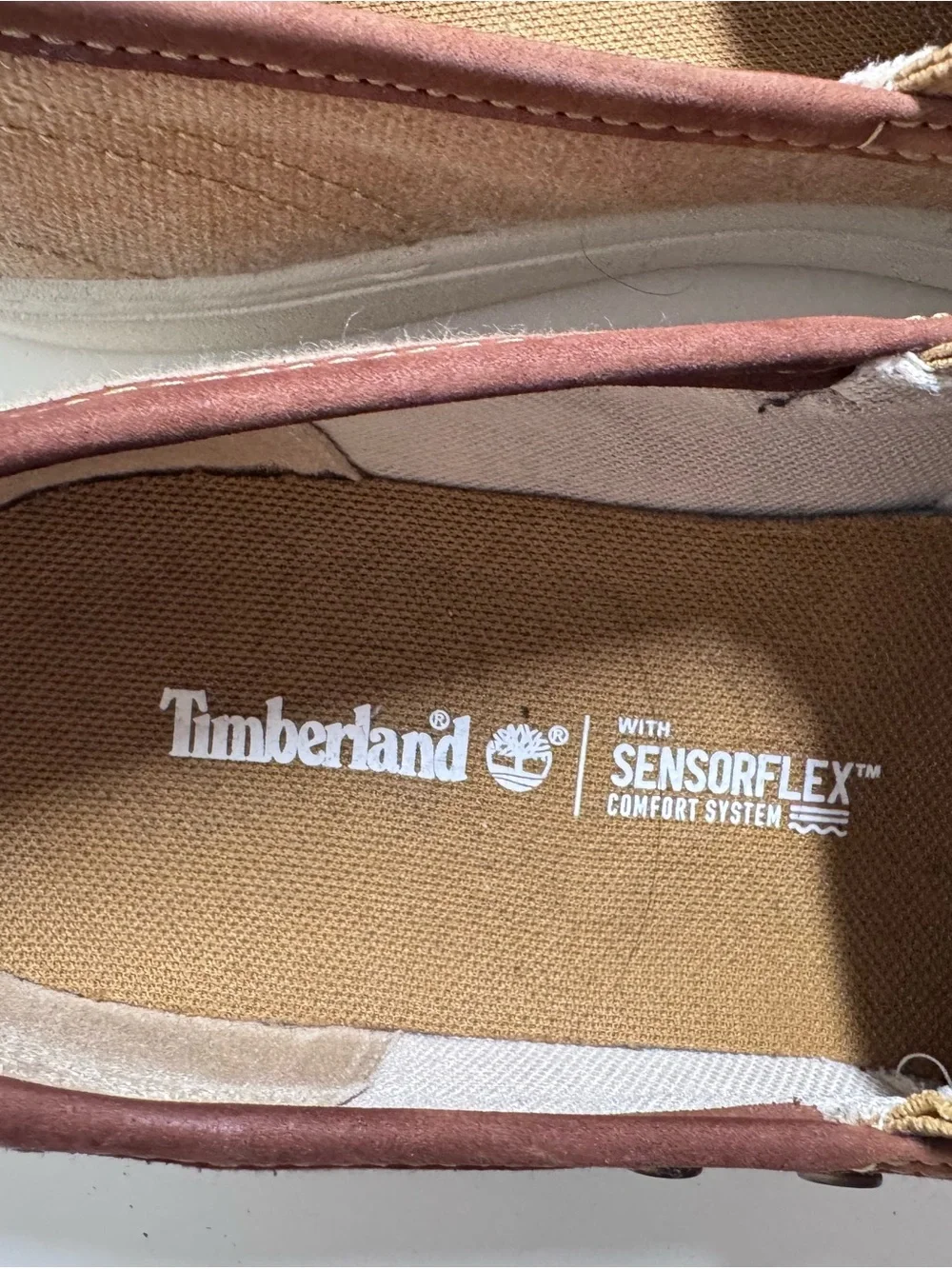 Timberland Men's Slip-On Canvas Boat Shoes in Brown and Tan